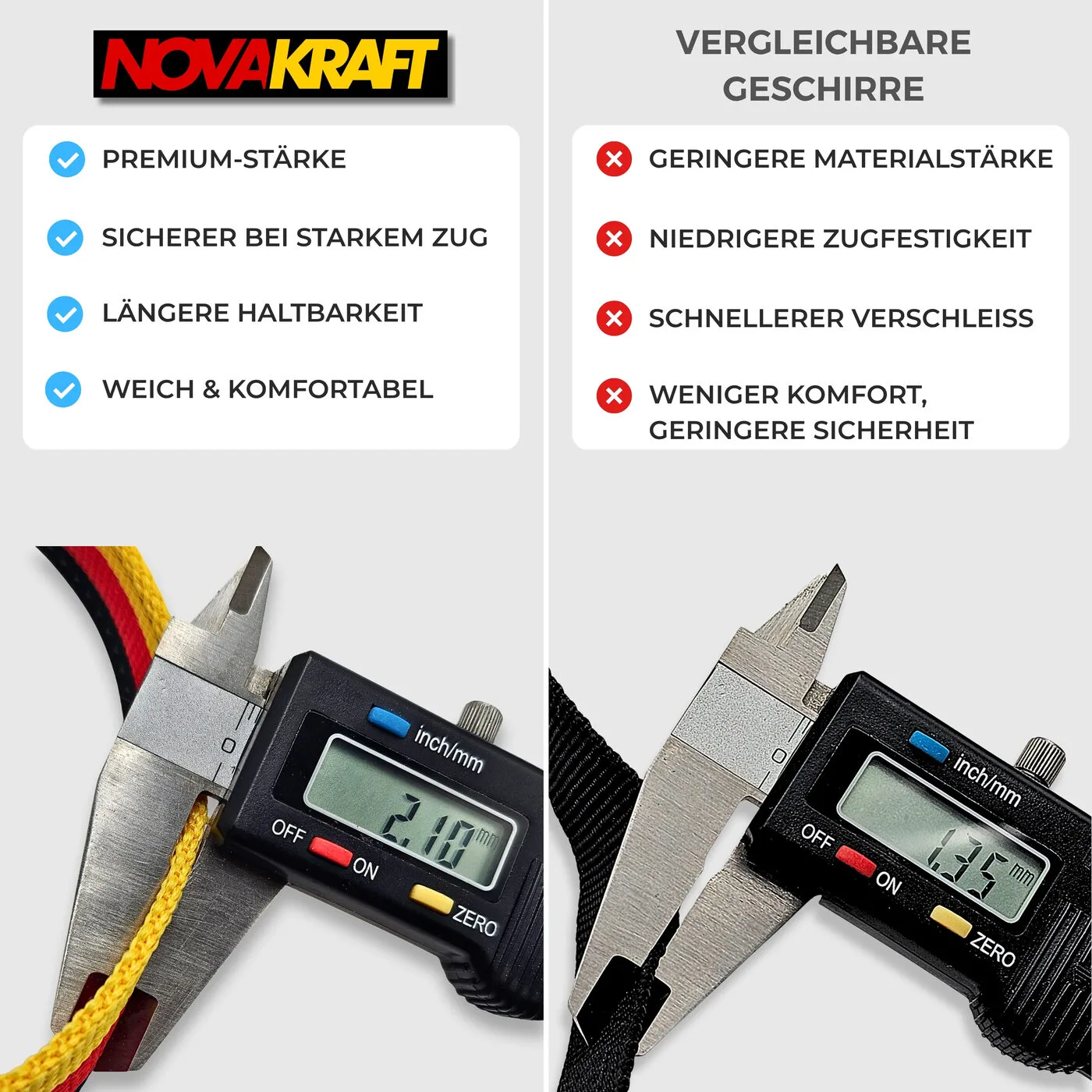 Hochwertige Details — Mesh, Metall-D-Ring, Schnellverschluss